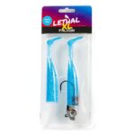 Falkor Lethal XL 150g deep-sea soft vinyl fishing lure with a heavy-duty jig head.