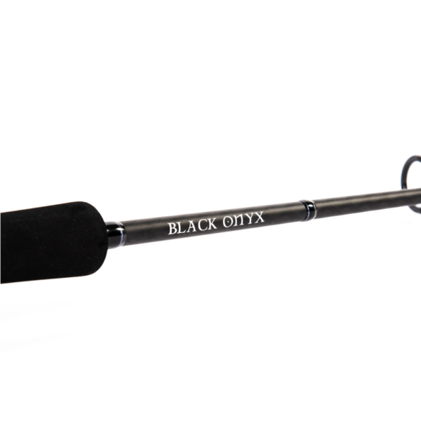 Falkor Fishing brand logo on the Atlas jigging rod butt cap.