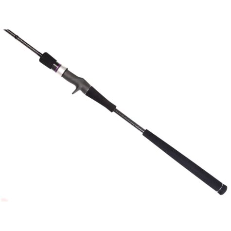 Detail view of the Falkor Tiarna fishing rod blank material showing the specialized HQ Solid Black MT40 Ton Toray carbon grain texture.